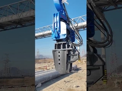 48-52톤 HITACHI 굴삭기용 태양광 파일 드라이버 (시멘트 파일용)