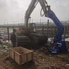 SDLG Excavator Mounted Pile Driving Vibro Hammer For Solar Construction Project