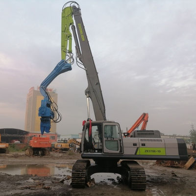 Robust Pile Driver for Road Construction | 15-Meter Driving Depth | High-Frequency Vibration | Excavator-Mounted Design