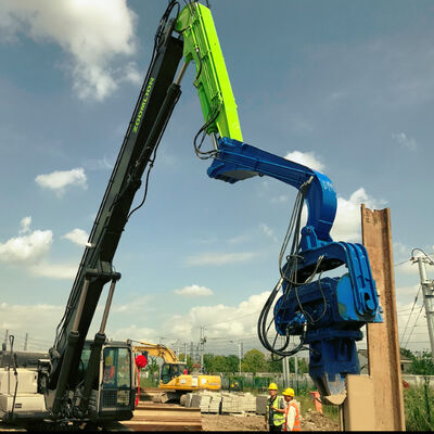18m Quick Converting Sheet Pile Driver - Hammer-Driven For Efficient Piling