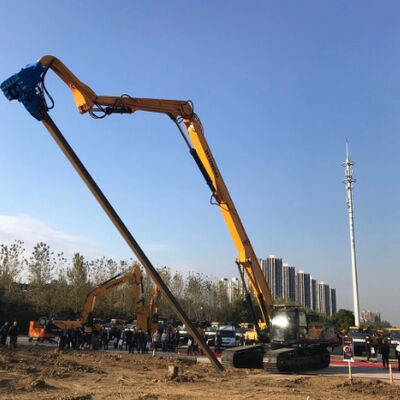 Vibro Hammer Pile Driver for Hyundai: 15m Sheet Piling Depth & Superior Driving Force