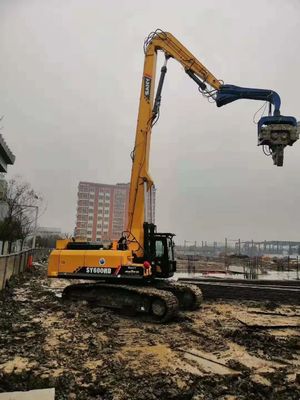 RC Pile Driver with Rotation Function for 10-18T Excavators