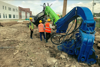 Excavator Mounted Vibro Hammer For Fast Pile Driving Construction Projects
