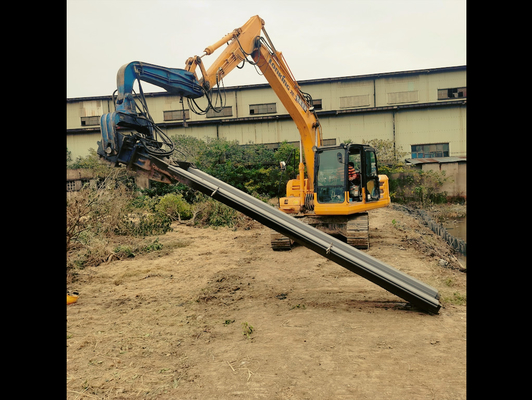 10 Meter Vibrating Pile Driver For Long Lasting Construction 2800 Rpm