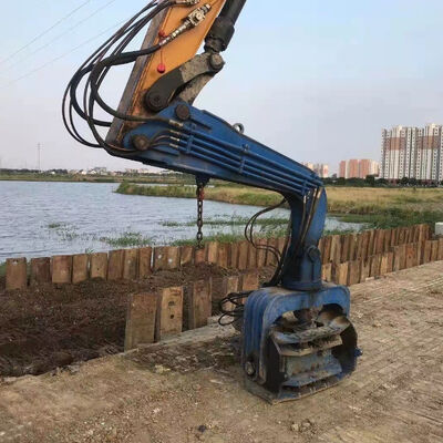 Excavator Hydraulic Vibratory Pile Driver | Low-Noise Cement Sheet Pile Operation