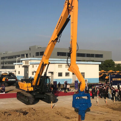 Vibro Hammer Pile Driver for Hyundai: 15m Sheet Piling Depth & Superior Driving Force
