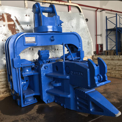 굴삭기 말 탄 파일드라이버 18 미터 535KN을 당기는 시트 쌓기