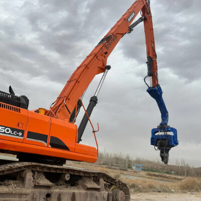 유압식 파일 드라이버: 깊은 기초용 원심력 485kN 및 최대 파일 길이 18m