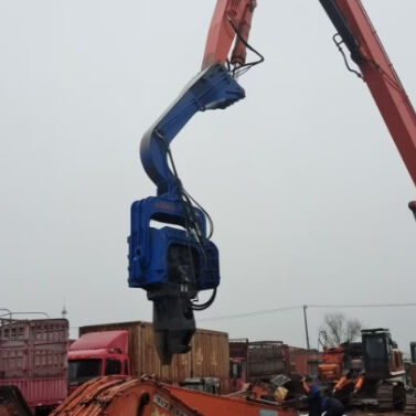 Hydraulic Impact Pile Driver: High Penetration Force & 33-40t Excavator Versatility