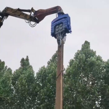 4개의 편심 고구동력 파일 드라이버 - 48~52톤 파일링 프로젝트에 이상적