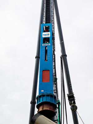 HDY25 Hydraulic Impact Pile Driver - High Efficiency & Low Noise Pile Driving Hammer for Construction