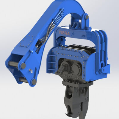 PCF 350 시리즈 유압 파일 드라이버 | 고효율 및 다중 굴삭기 호환성