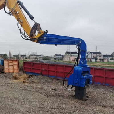 PCF 시리즈 바이브로 해머: 내구성 있는 유압 드라이브 및 고효율 굴삭기 통합