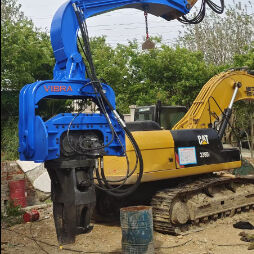 18m Piling Capacity Pile Driver - 750kg Arm Excavator Mounted, Precision Piling & Quick Setup