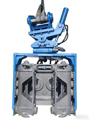 SV-400 사이드 그립 파일 드라이버 32-40 톤 발굴기 558kN 힘 & 넓은 주파수 범위