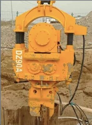 Heavy-Duty Electric Pile Driver DZ120A – Low-Noise Operation & Wireless Remote Control for Steel Pipe and Concrete Piles