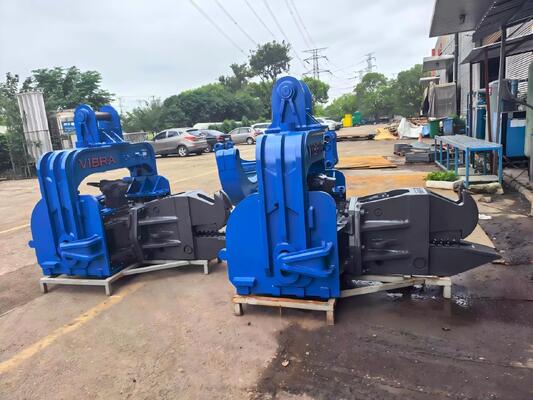 FV-700 4개의 편심 파일 드라이버 (자가 윤활 베어링 및 고유량 병합 밸브 포함)